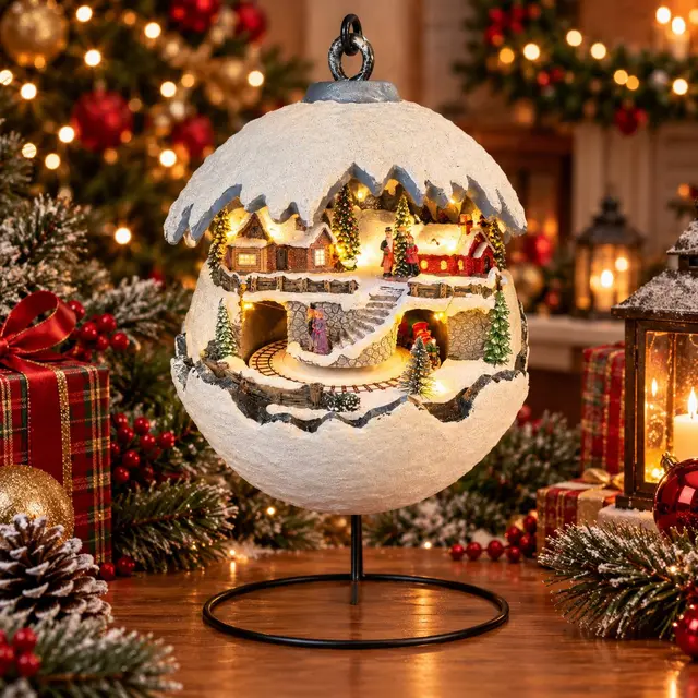 Villa Ornament Colgante, 40cm · Villas Navideñas · Santa Shop Guatemala